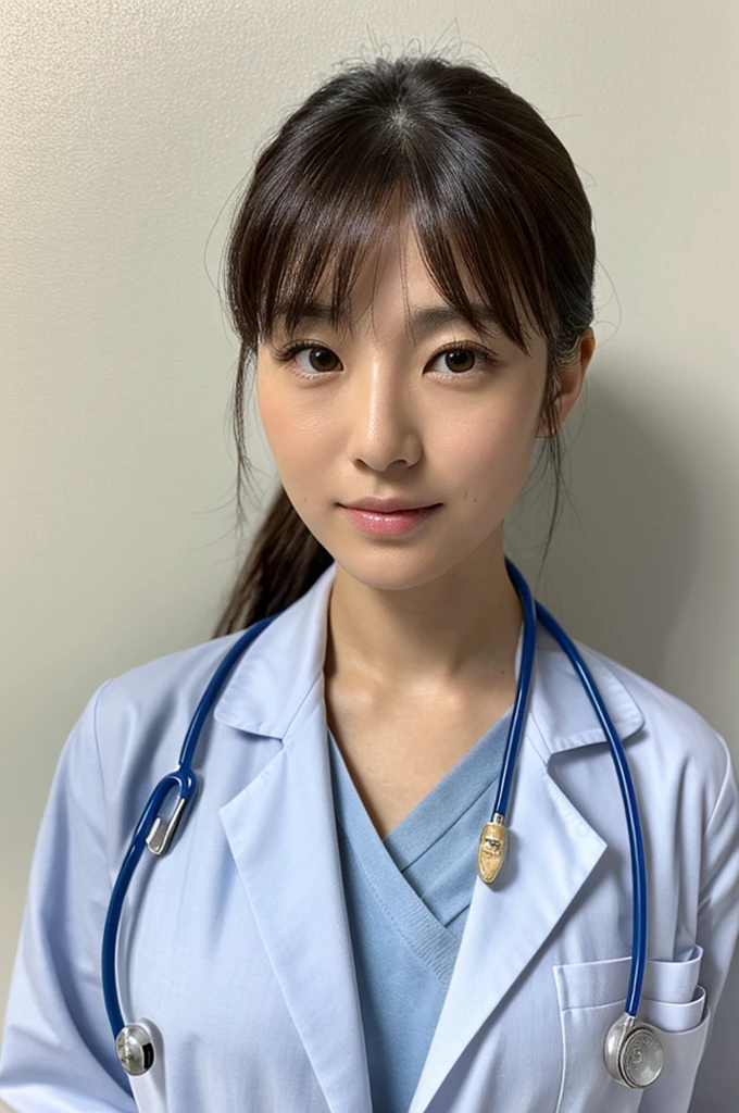 ((Highest quality)), ((masterpiece)), (detailed),Perfect Face,Japanese,Female doctor,White