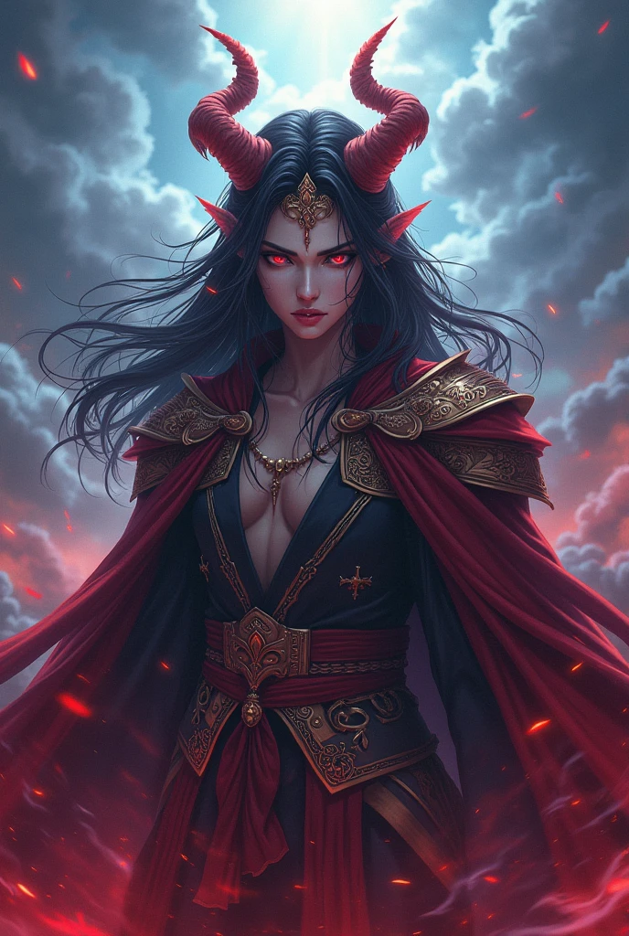 Movie Posters、Beauty、Demon King、masterpiece、Anime Style、