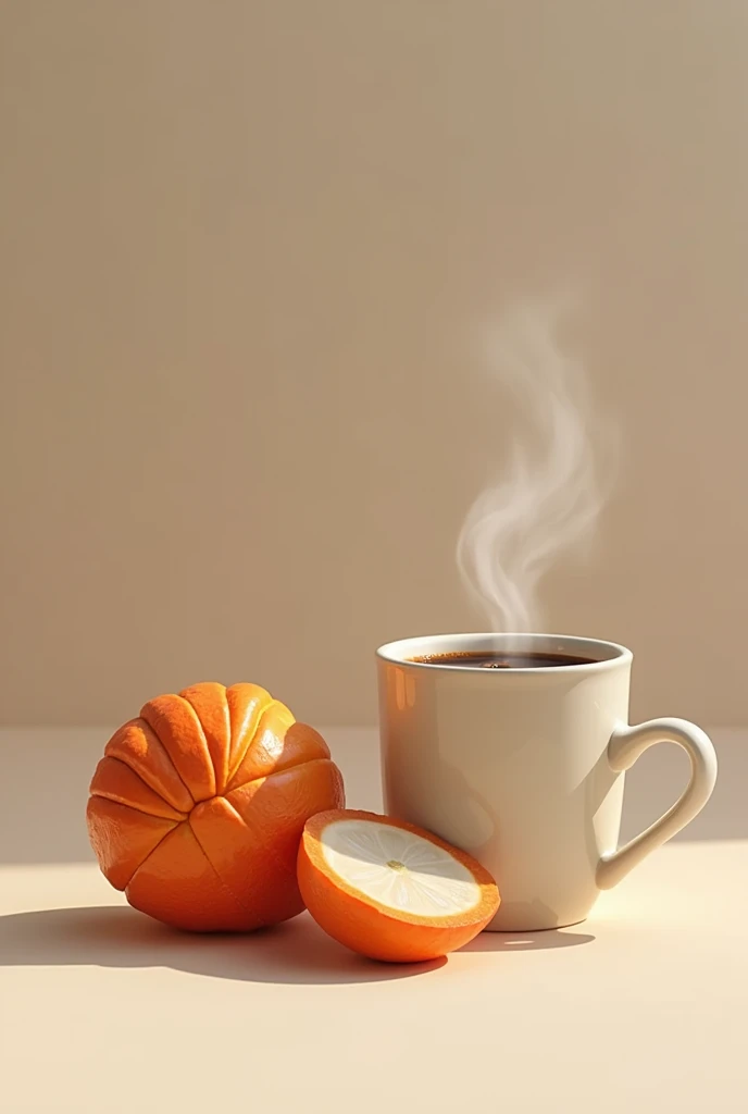 Some peeled Pejibayes, with a cup of coffee