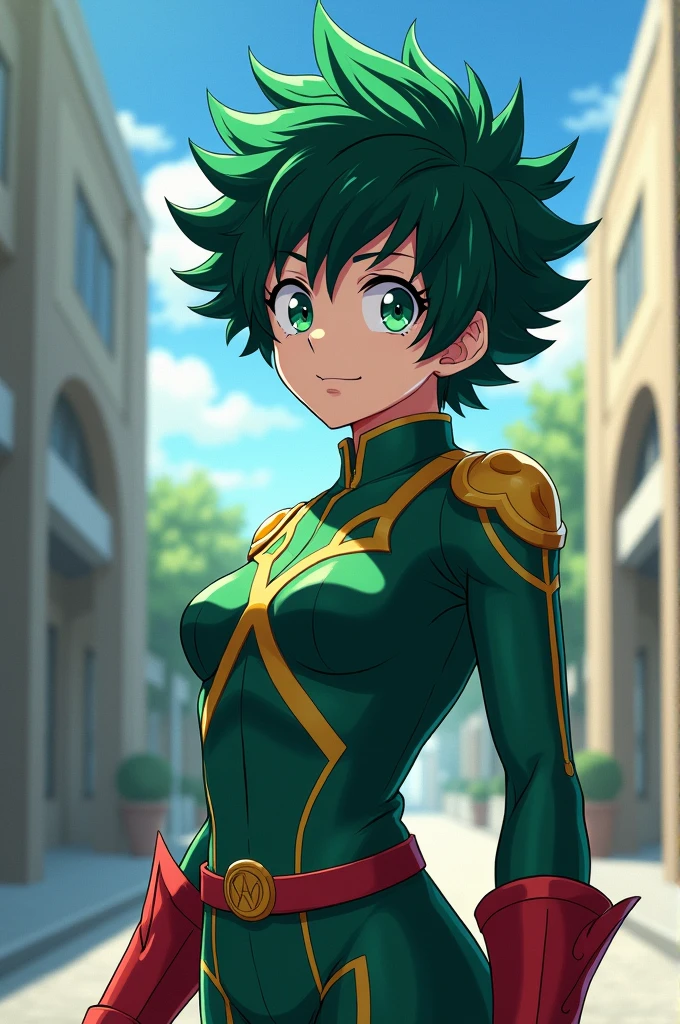 My hero academia anime, Izuku Midoriya mujer