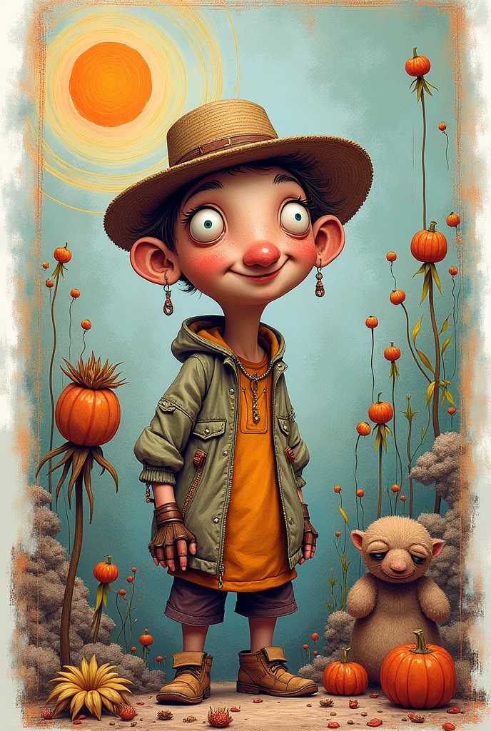 A drawing by Augusto Guzman