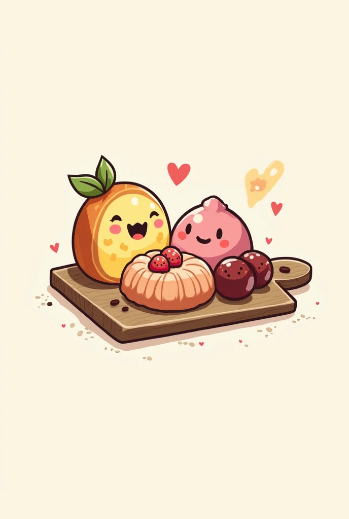 Logo for charcuterie and mochis