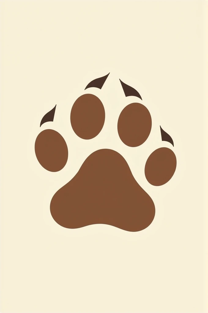 Dog paw vector