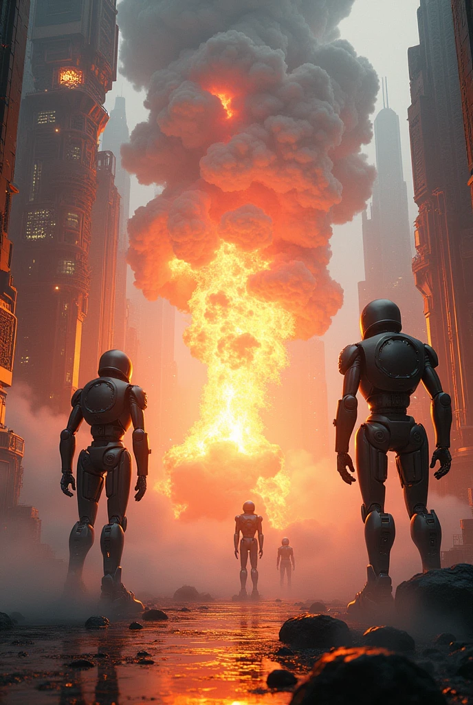 Create a Science Fiction Title With Explosion 