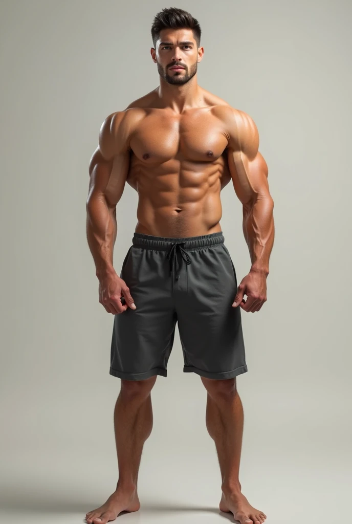 A tall young man, handsome and muscular