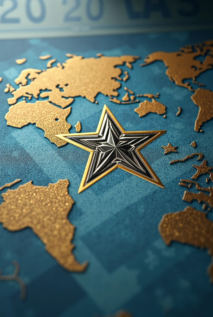 Create new currency called Nova, Its symbol is a 5-pointed star., put it on a new bill with all the elements that a bill should have, that is to say, watermarks, an image or logo that represents all countries or the world. If you have something written, let it be in English and have the number 20.