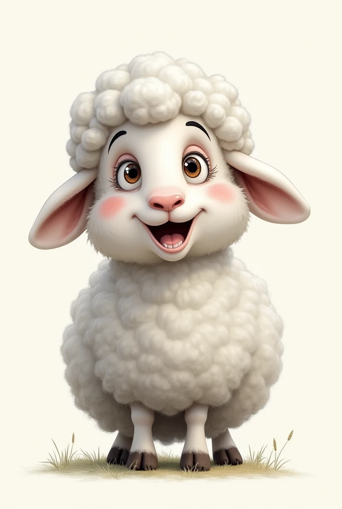 Talking Sheep Drawing