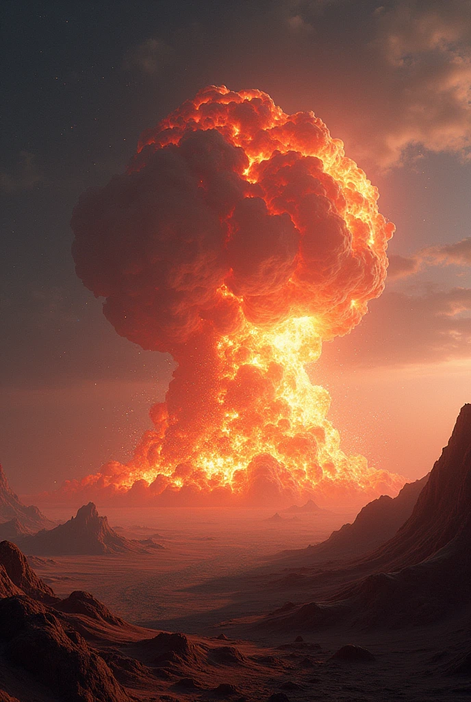 Create a sci-fi explosion