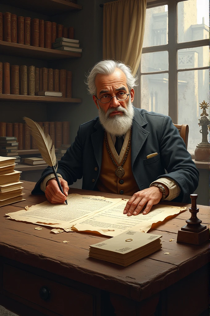 Merchant keeping documents