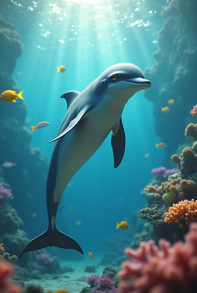 human-like dolphin