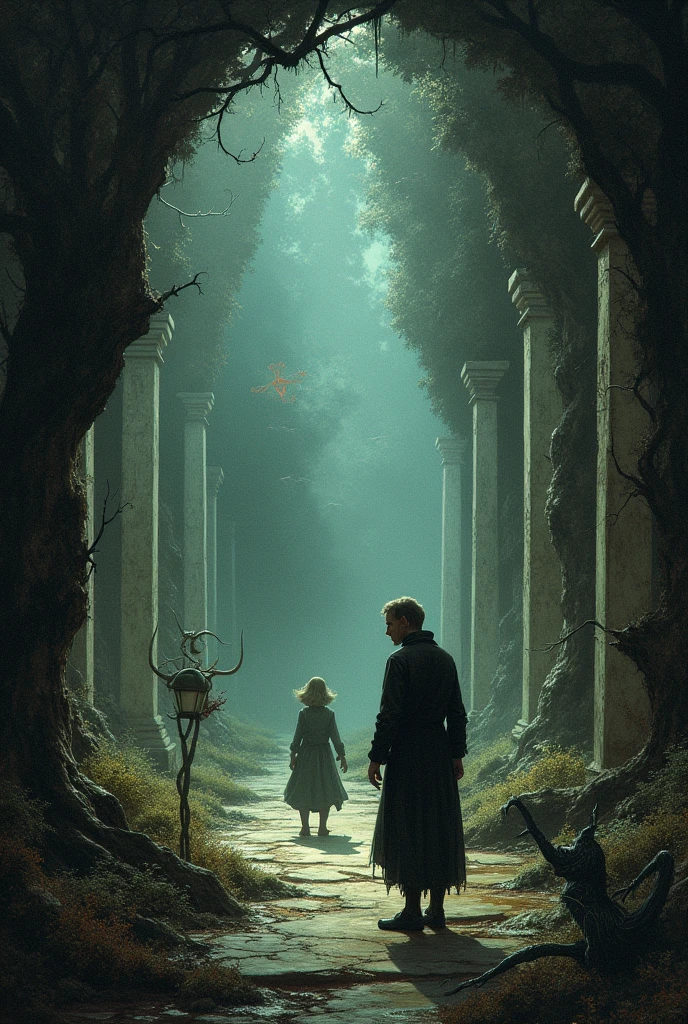 Hello, help me create an image about the book or work " fantastic tales of ludwig tieck"