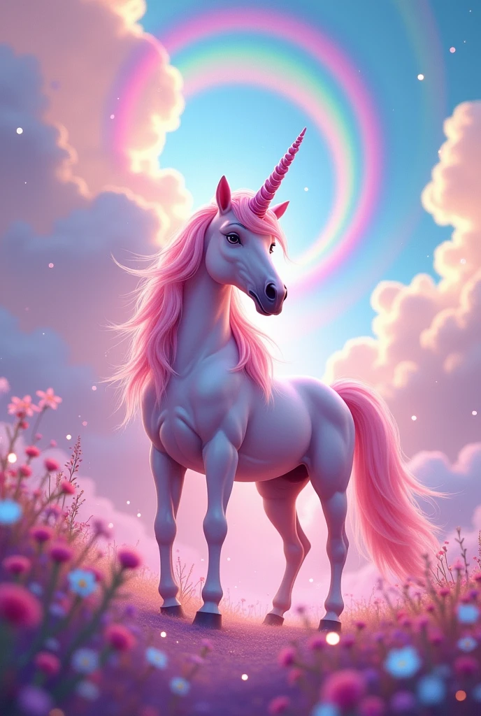 unicorn pink world rainbow