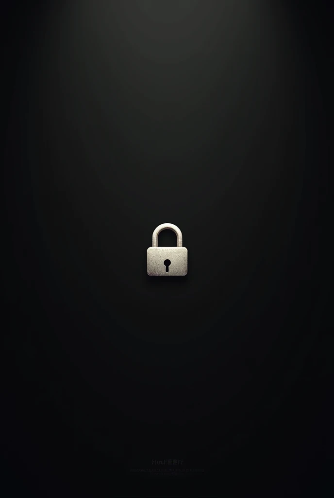 a logo image with the focus theme with a padlock black and white colors put a mind in the darkest backgrounds puts the mind