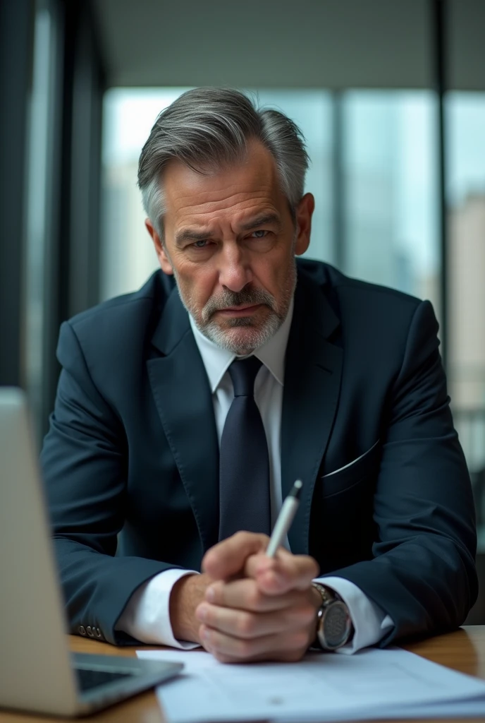 businessman being disloyal in his work 