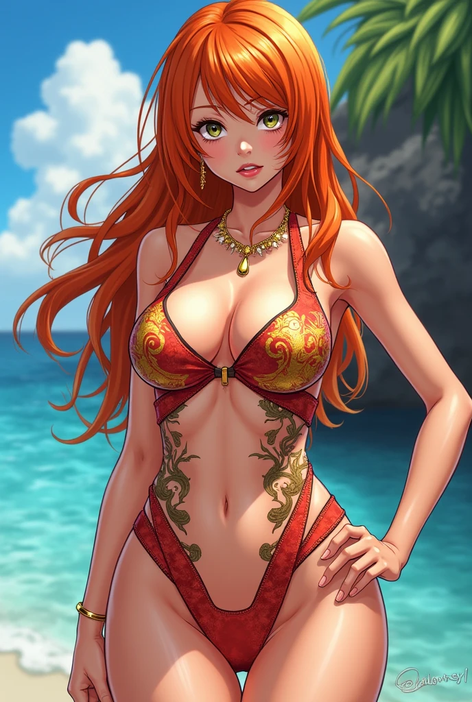 one piece Nami Ridiculous Swimsuit sexy