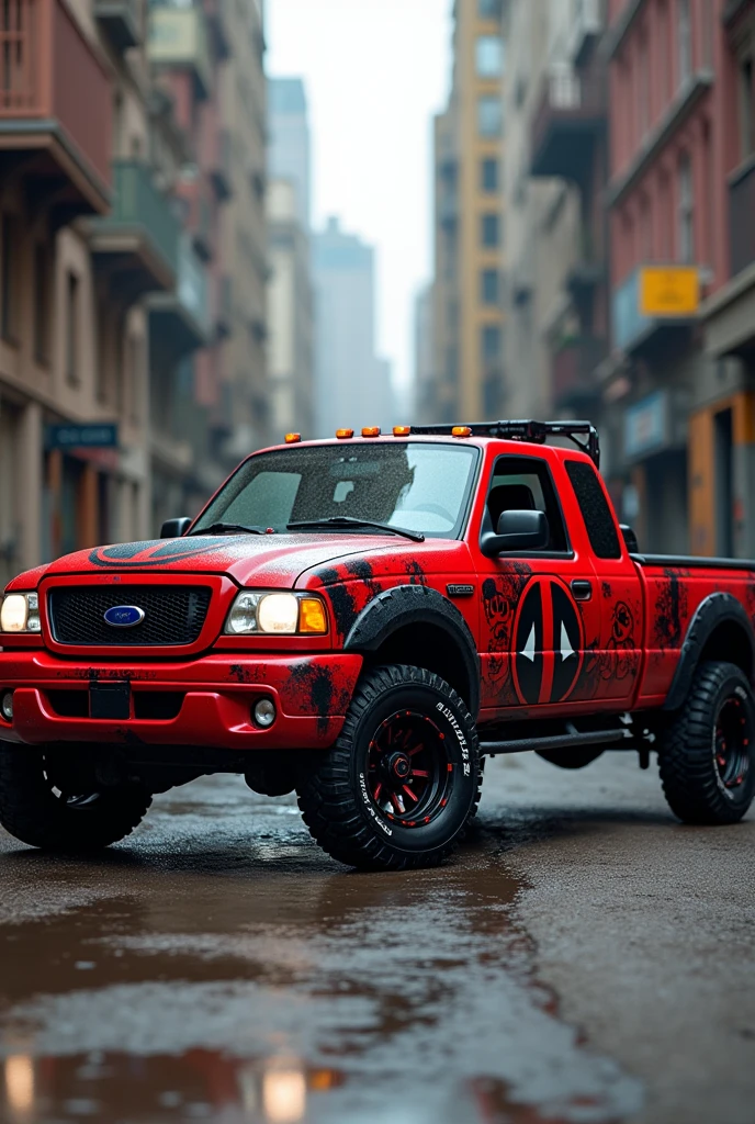 Ford Ranger 2003 estilo deadpool