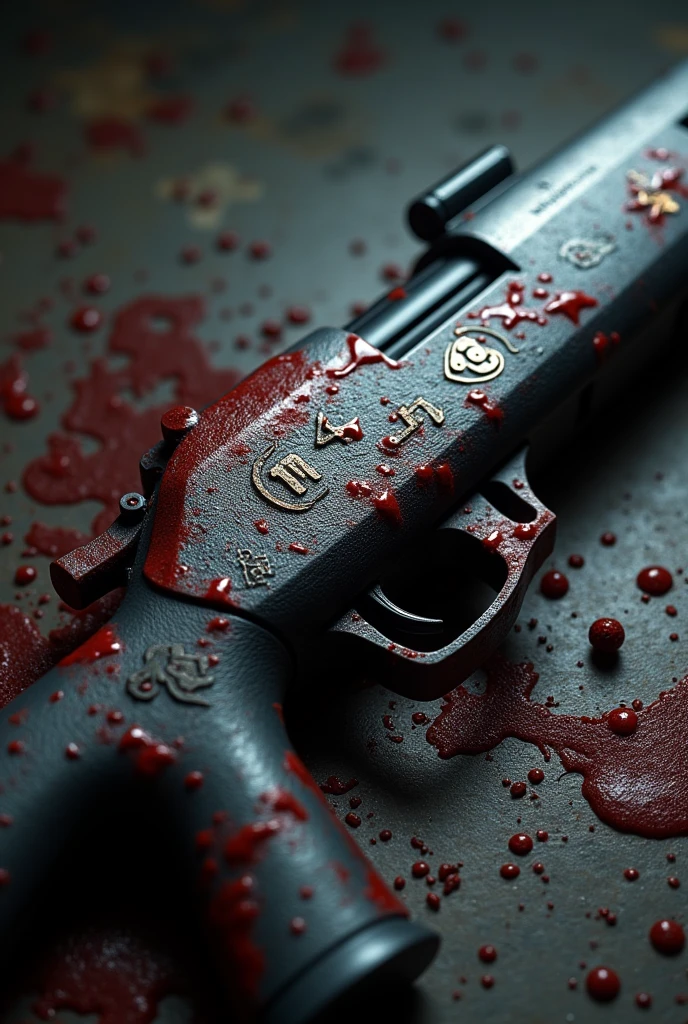 can u make the magic bullet semi-rifle fantasy in limbus company but with blood coated