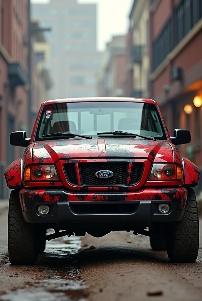 Ford Ranger 2003 estilo deadpool