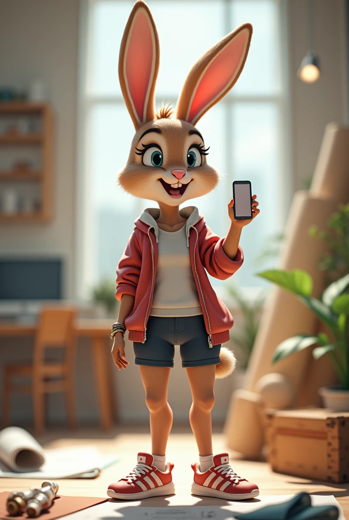 A bunny architect, friendly, feminine, Hardworking and likes fitness life