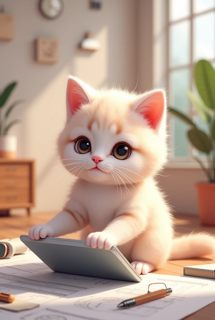 A kitten architect, feminine, creative, Hardworking and likes fitness life