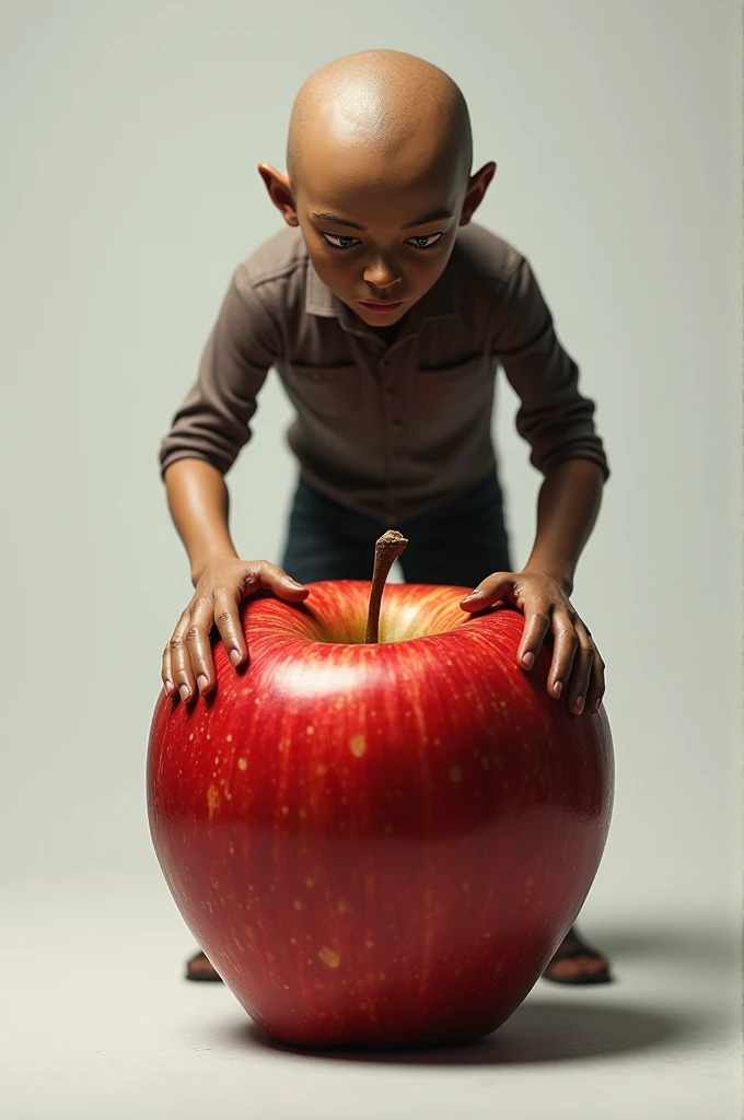 That apple is his
