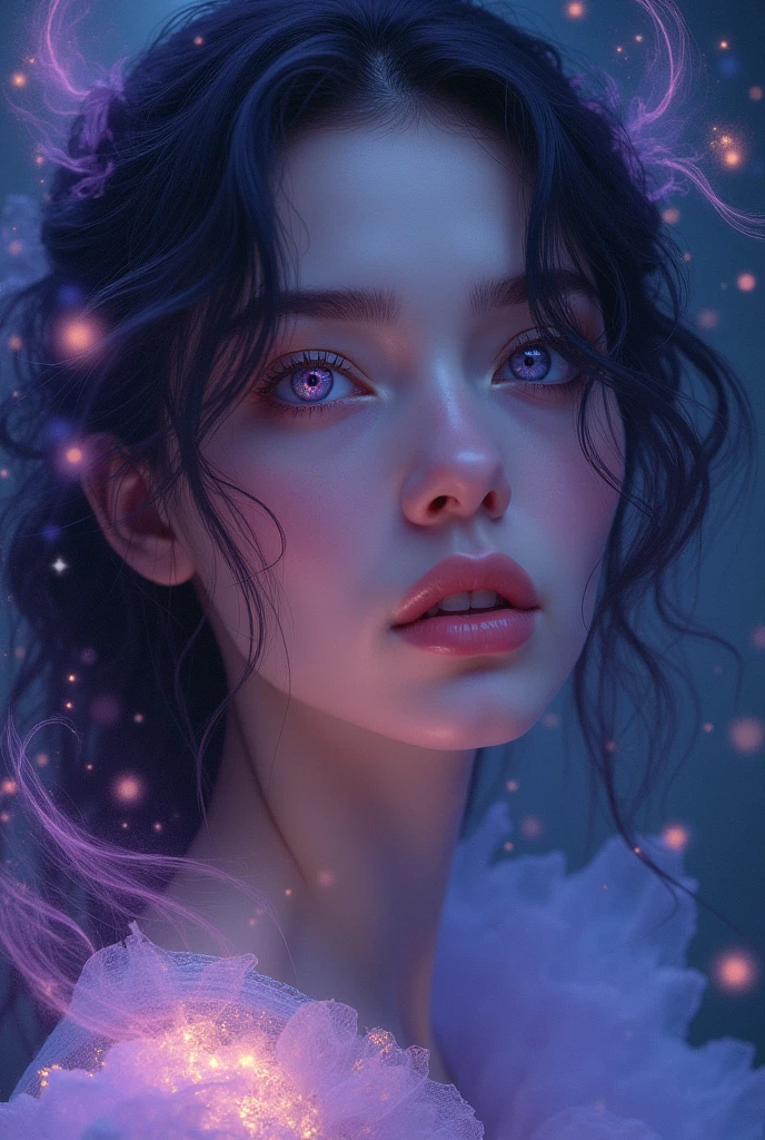 Woman with four eyes