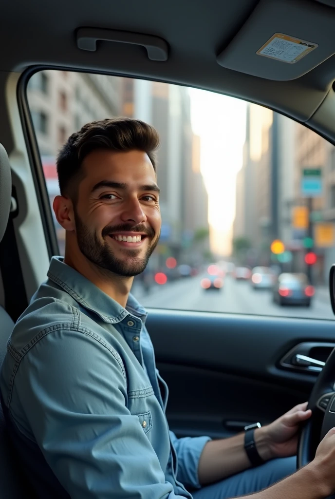 An app driver, aged 30