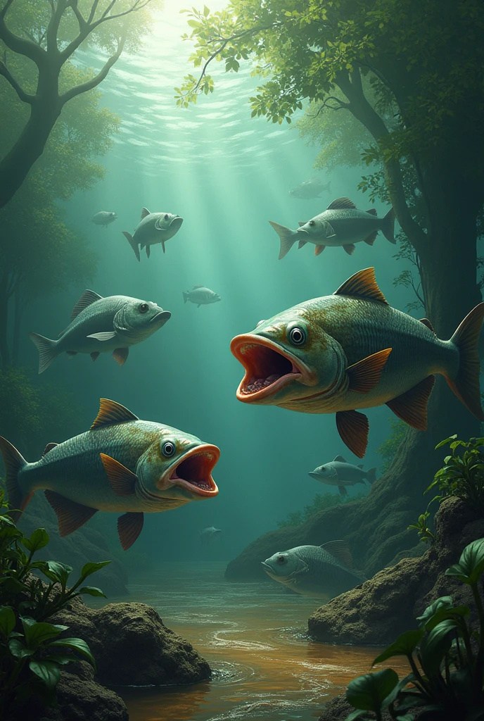 A slide cover for piranha and catfish biology work