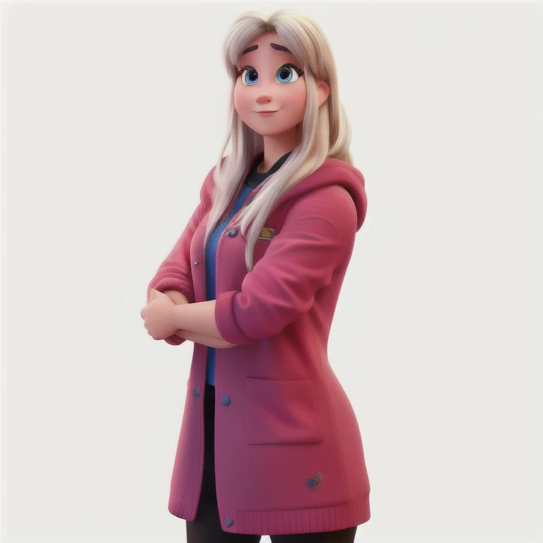 a disney pixar style woman, high qualiy, best qualityer