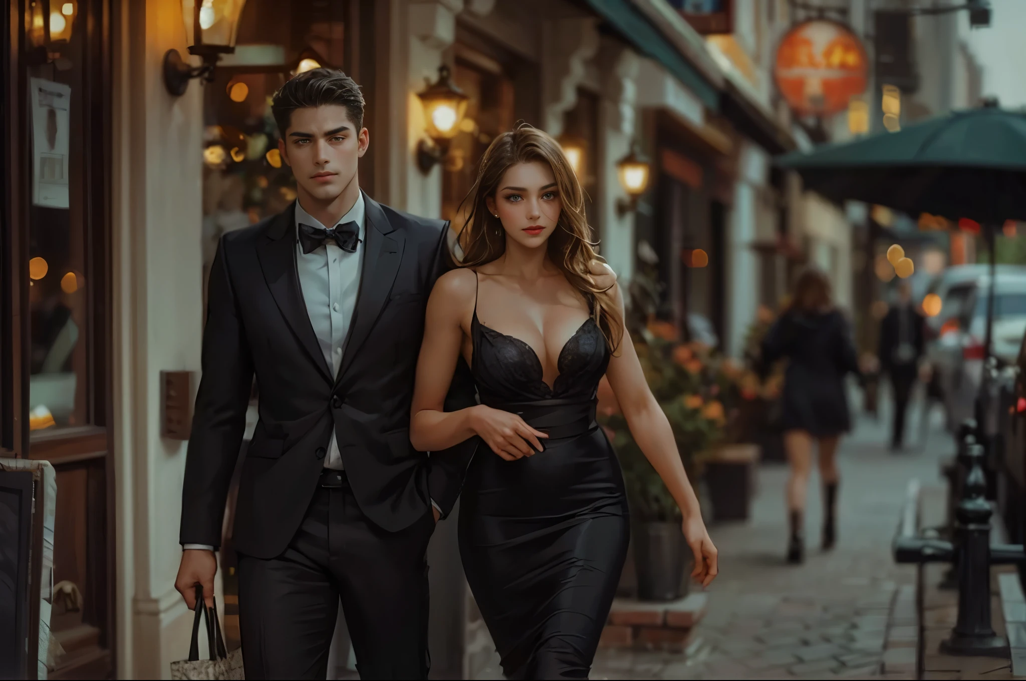 The boy has a handsome face and beautiful girl symmetrical face, symmetrical eyes. Short golden brown hair and grey eyes.