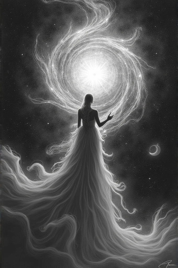 Drawing of an astra