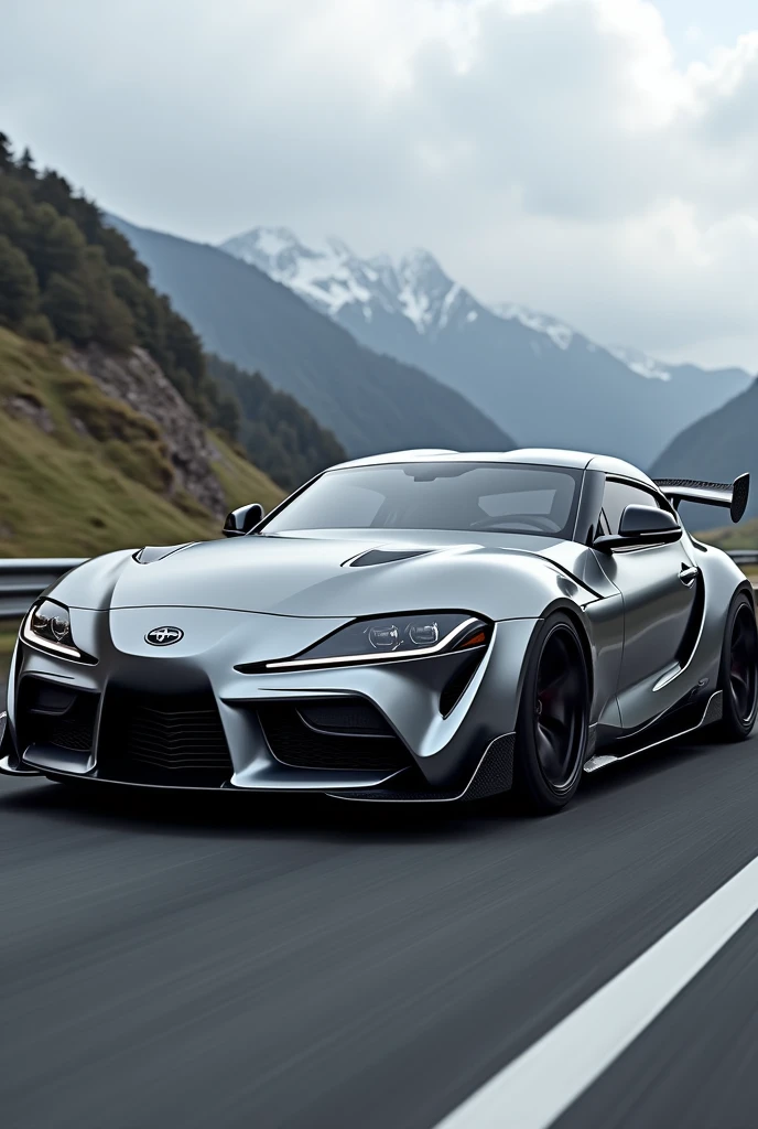 Create a car model by mixing an r34 with r35 plus a supra