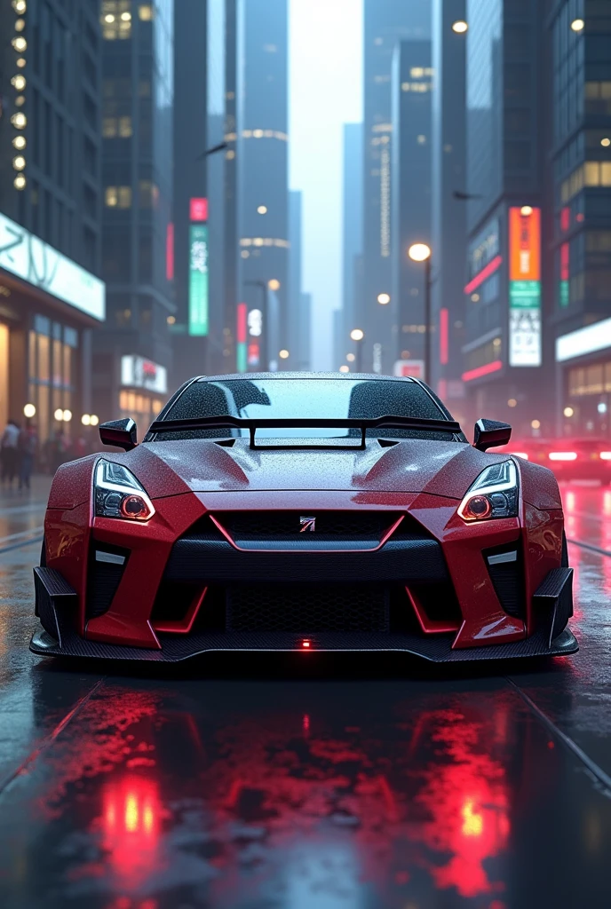 Create a car model by mixing an r34 with r35