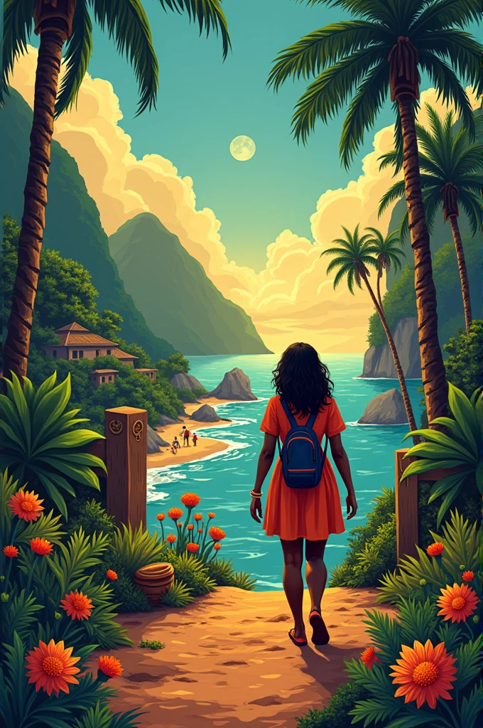 tGPT 4th mini Login You said:
Brazilian Folklore Week 19/08/2024 a 23/08/2024

🎨 Exposição:

🗓 date: 19/08/2024 a 23/08/2024

🎨 Oficina de Pintura:

🗓 date: 20/08/2024 (Tuesday)

📚 story telling:

🗓 date: 22/08/2024 (Thursday)

Come celebrate and value the richness of Brazilian folklore with us!   

 Based on this information, create an illustration in banner format and place characters from Brazilian folklore such as the cuca saci Boitatá Curupira Iara werewolf