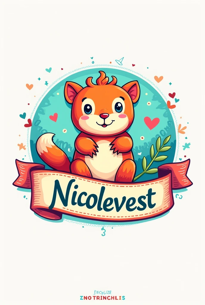 Create a logo for a clothing and toy store "NicolyBrinkevest"