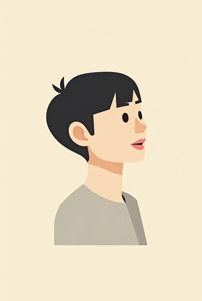 vector art by Shingei, tumblr, minimalism, portrait art style, 2d minimalism, phone wallpaper