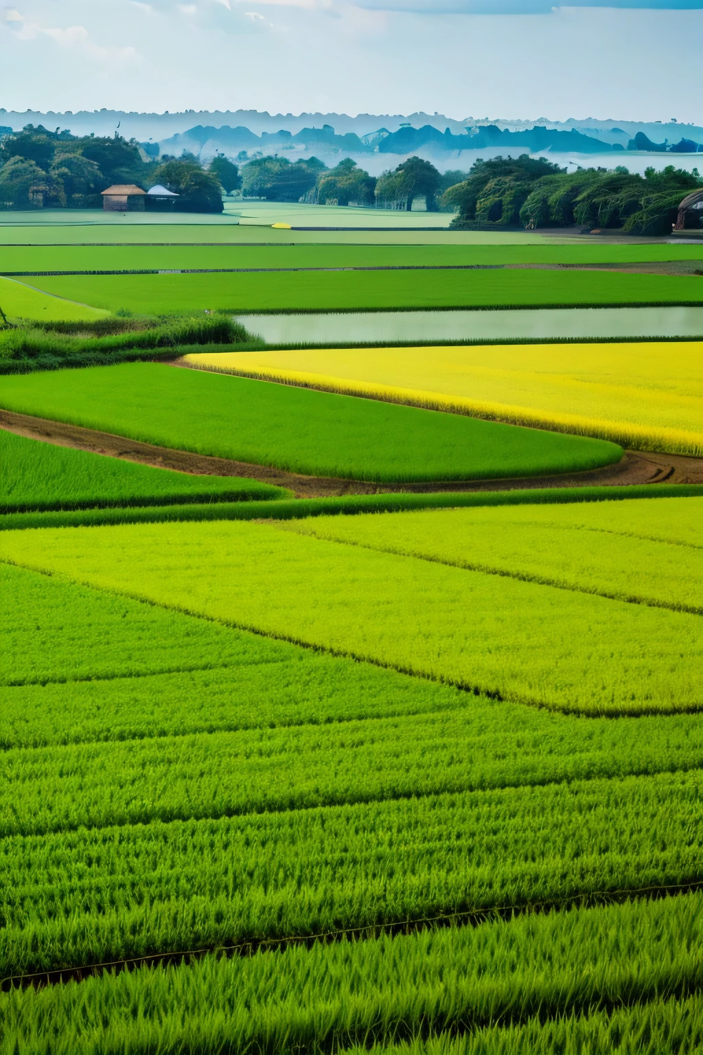 Farm of rice 