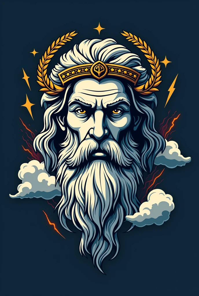 Make a design, for a brand of caps called “OLYMPO hats” taking into account that the brand is inspired and related to Greek mythology and makes the design visible