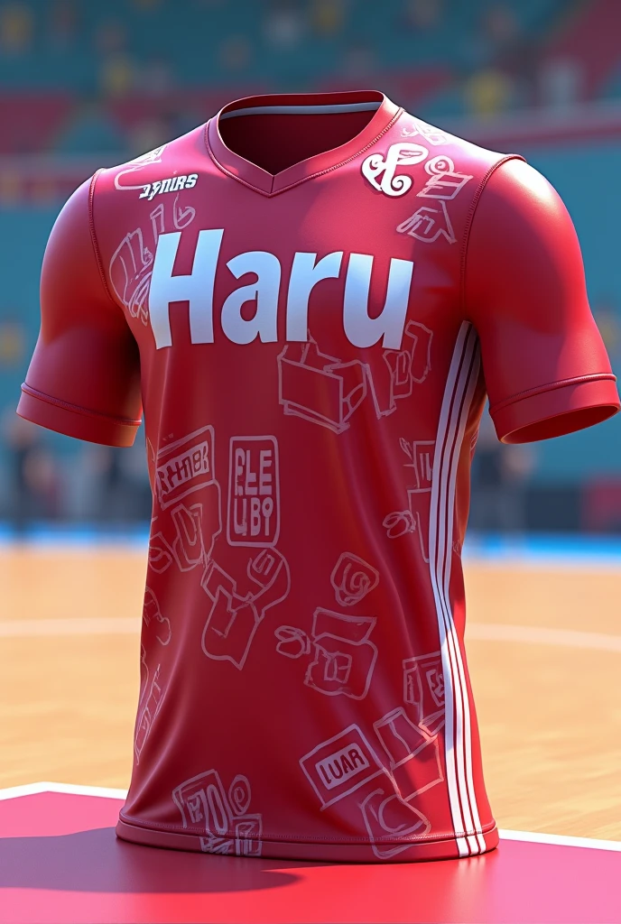 faça uma jersey de time com nome haru e nick inspirada no volleyball 4.2 in roblox