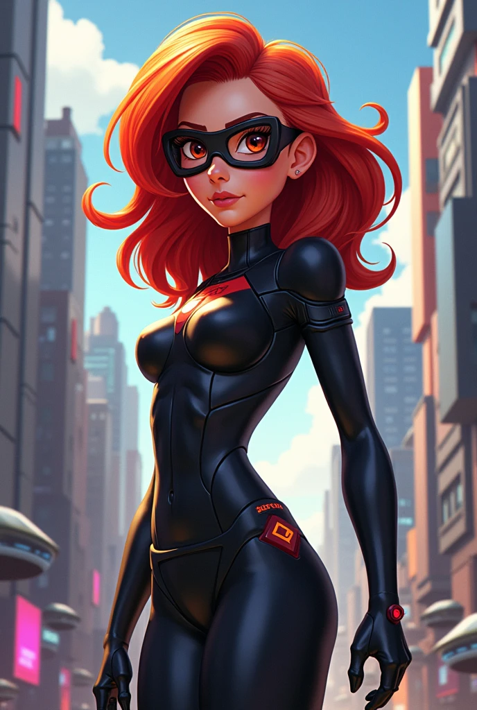 there's a woman in a short dress walking on a runway, digital art by Nelson Alexander Ross, winner of the Artstation contest, neo-dada, neosurrealism. digital art, neosurrealism, neo surrealism, cover art, giant art, dreamy cyberpunk girl, promotional art, using superman S symbol, tracer in a tight dress, near a galaxy, skydoll noa