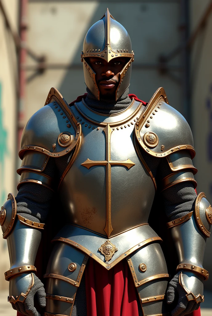 gta san andreas’ CJ wearing knights armor