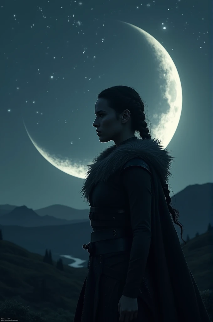 Crescent Moon and the Viking Girl