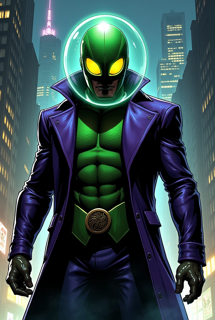 Mysterio of Earth-13578 American comic style
