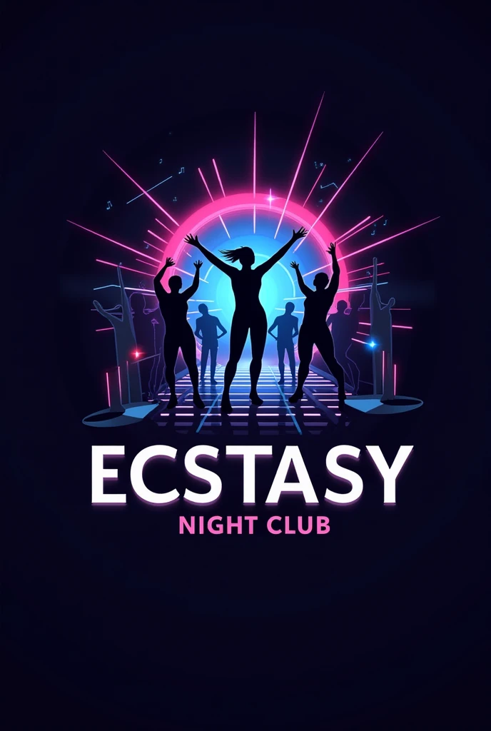 Create a logo for my nightclub, It's called ecstasy