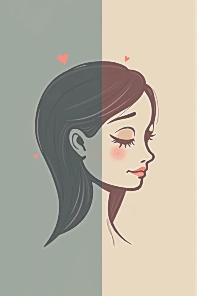 Is a logo that says sad or in love 
