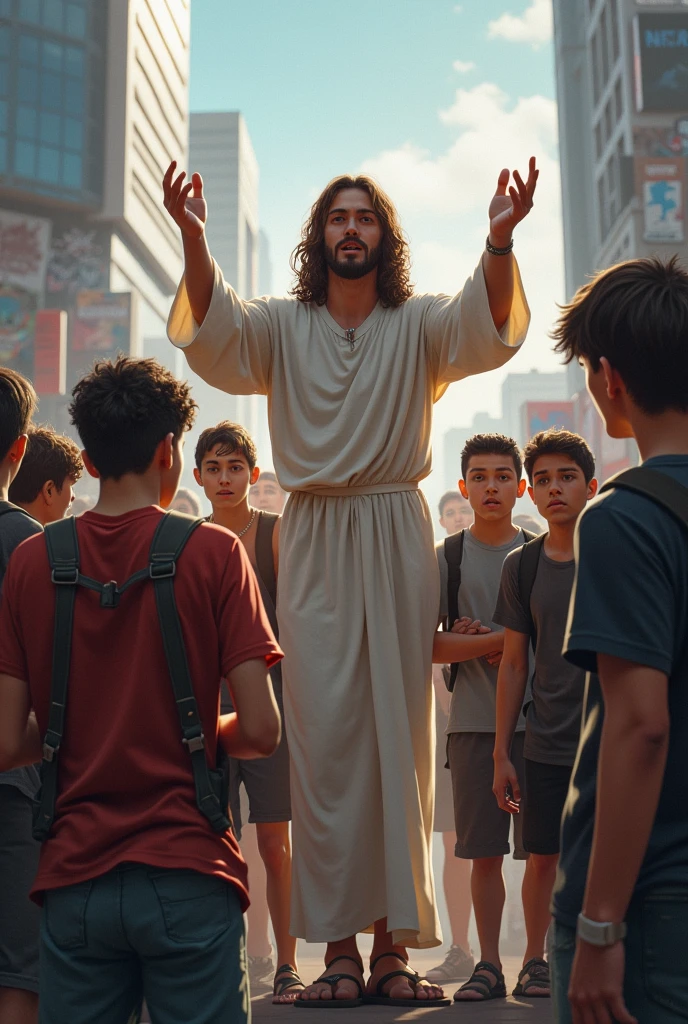 Young people denying Jesus Christ