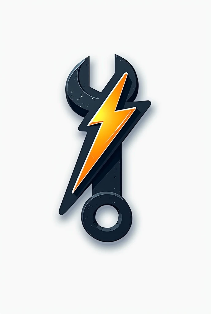 Create a logo that includes the specialty of automotive mechanics and electricity 
