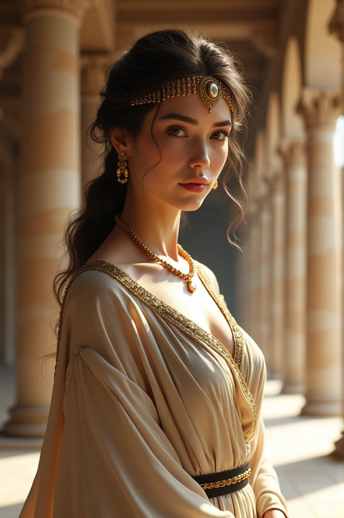 A women in ancient Greece in 3D.