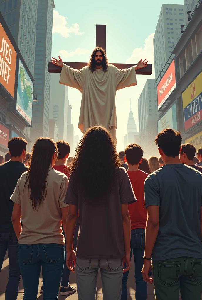 Young people denying Jesus Christ