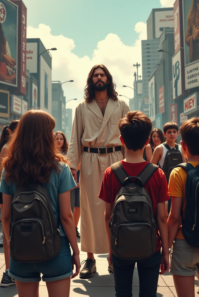 Young people denying Jesus Christ